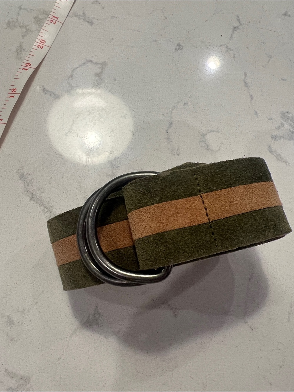 Banana Republic D-Ring Suede Belt